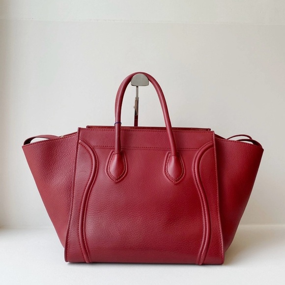Celine Phantom Luggage Red - Picture 2 of 12